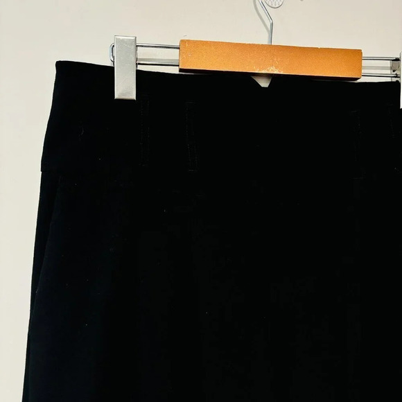 DALIA COLLECTION Black Flared Dress Pants | Wide-Leg High Waist Office | 10 * - Picture 6 of 8